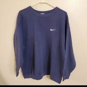 Nike mens 90s vintage sweatshirt xl blue y2k